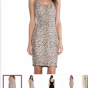 DVF leopard print dress